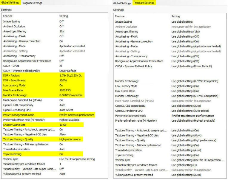 MSFS_Nvidia_546.29_Settings